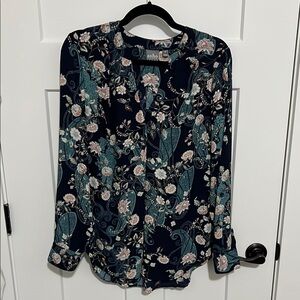 New York & Co Soho paisley floral print blouse, size M